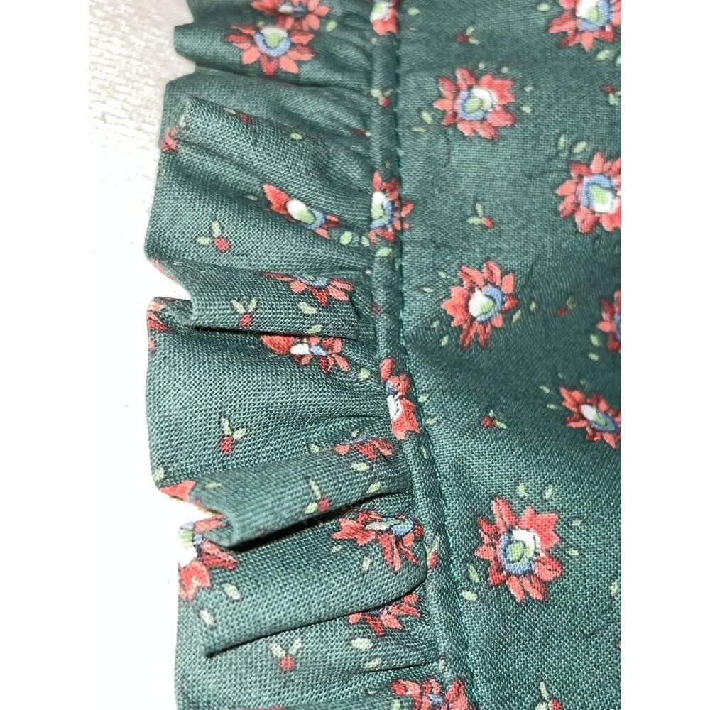 Vintage 1993 Longaberger Shades of Autumn Basket and Floral Fabric Liner Uses